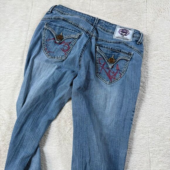 Vintage Y2K Ecko Red Straight Leg Spell Out Women’s Jeans - Picture 3 of 9